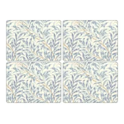 Set de table Willow Bough 30x40 cm, lot de 4, Bleu