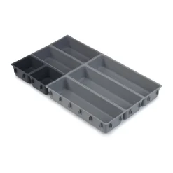 Set d'organisateurs Blox, 7 pièces, Gris