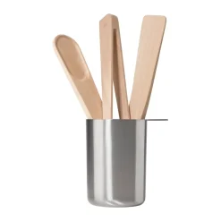 Set d'ustensiles de cuisine Singles 4 pièces, Acier