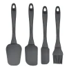 Set d'ustensiles de cuisine Rowan 4 pièces, Gris
