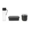 Set petit-déjeune et lunch 3 pièces Make & Take, Gris foncé