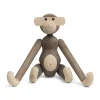 Singe en bois Kay Bojesen petit, chêne-chêne fumé