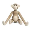 Singe en bois Kay Bojesen petit, chêne non traité et érable
