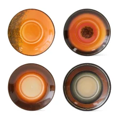 Soucoupe à café 70's Ø11,5 cm 4 pièces, Roasts