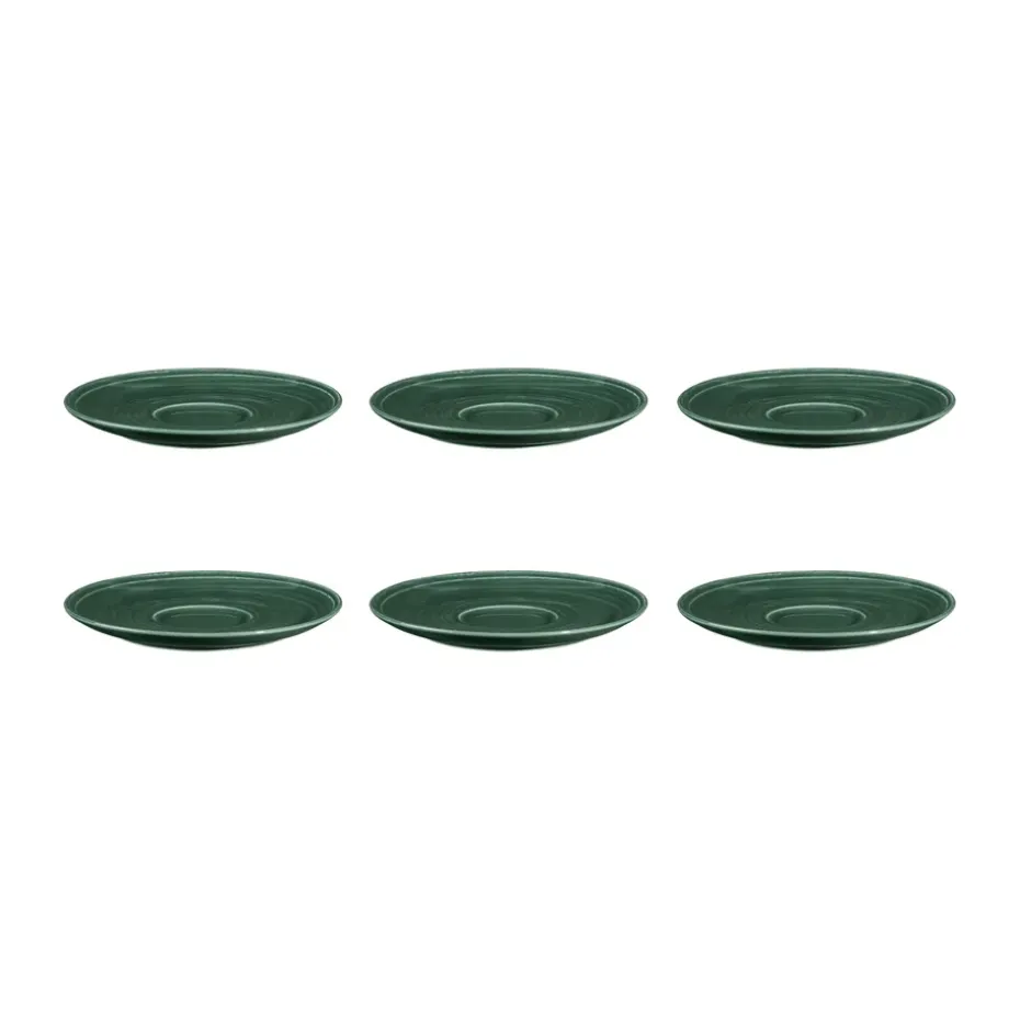 Soucoupe à café Terra Ø 16,1 cm, lot de 6, Moss Green