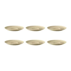 Soucoupe à café Terra Ø 16,1 cm, lot de 6, Sand Beige