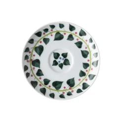 Soucoupe à espresso Magic Garden Foliage 12 cm, Blanc-vert