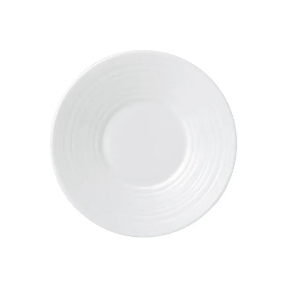 Soucoupe à espresso White Strata, Ø12 cm