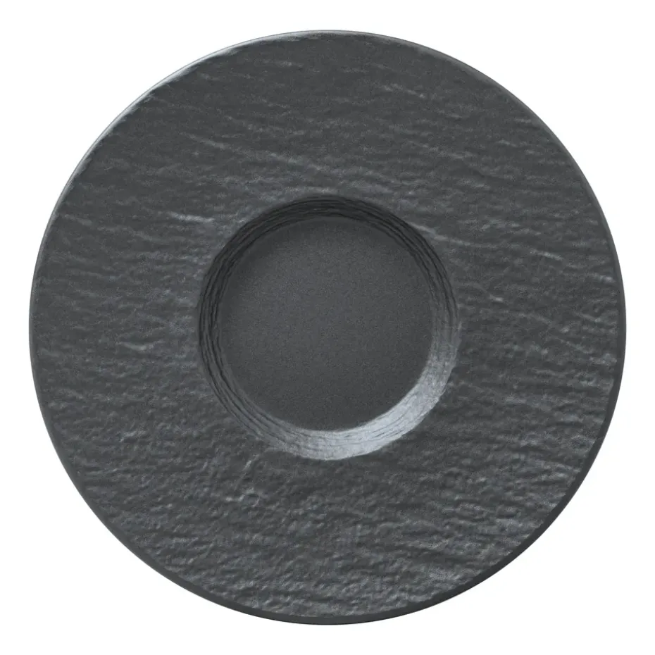 Soucoupe Manufacture Rock Ø15,5 cm, Noir
