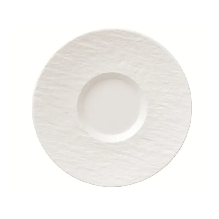 Soucoupe Manufacture Rock Ø15,5 cm, Blanc