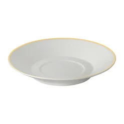 Soucoupe pour tasse à café Château Septfontaines Ø15,5 cm, Blanc-or