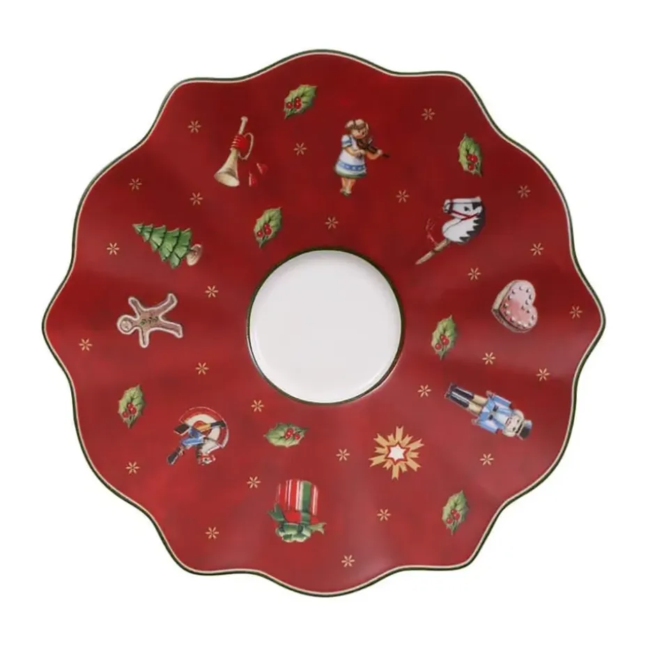 Soucoupe pour tasse à expresso Toy's Delight Ø 13 cm, Blanc-rouge
