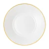 Soucoupe pour tasse à thé Château Septfontaines Ø16 cm, Blanc-or