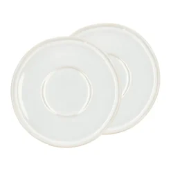 Soucoupe pour tasse à thé Styles Ø13 cm lot de 2, Cream white