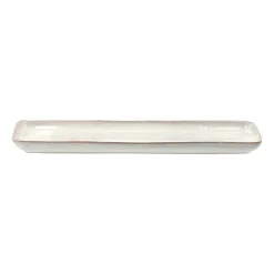 Soucoupe rectangulaire Nordic Sand, 12,5x35 cm