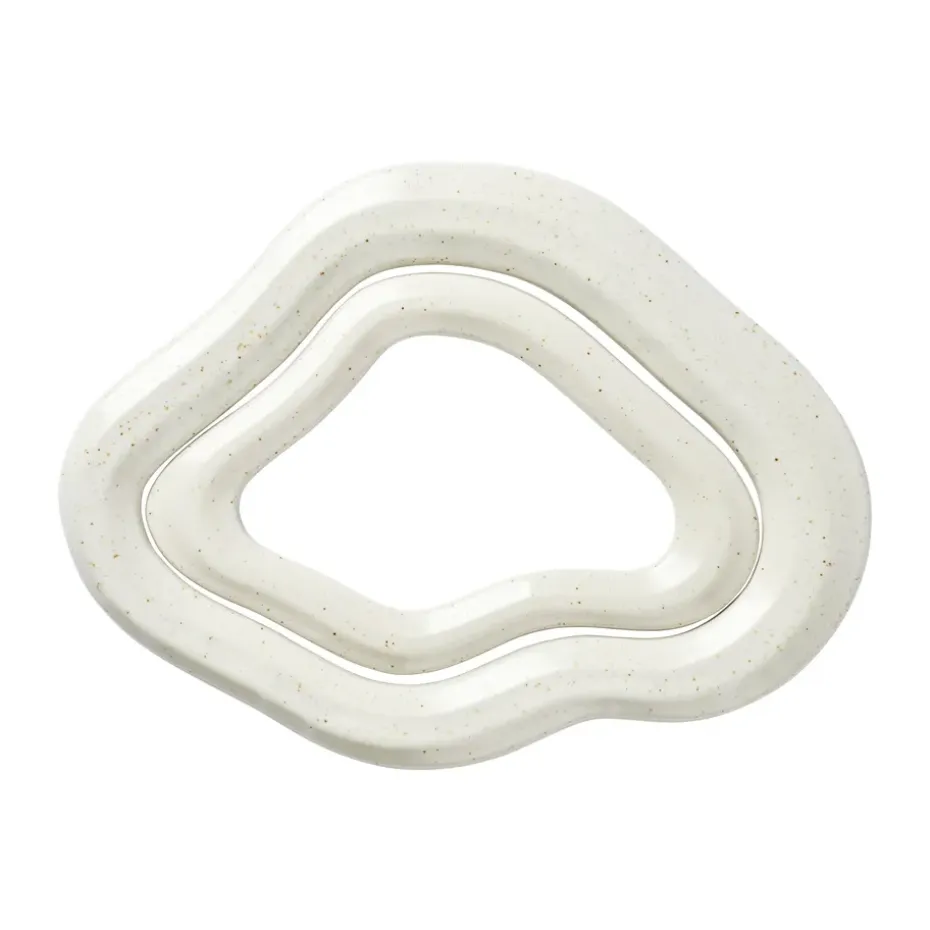 Sous-plat Nordic Vanilla, 19x25 cm