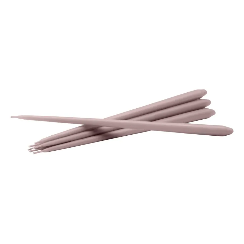 STOFF bougies antiques ester & erik lot de 6, Soft rose