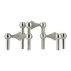 STOFF Nagel bougeoir lot de 3, Chrome brossé