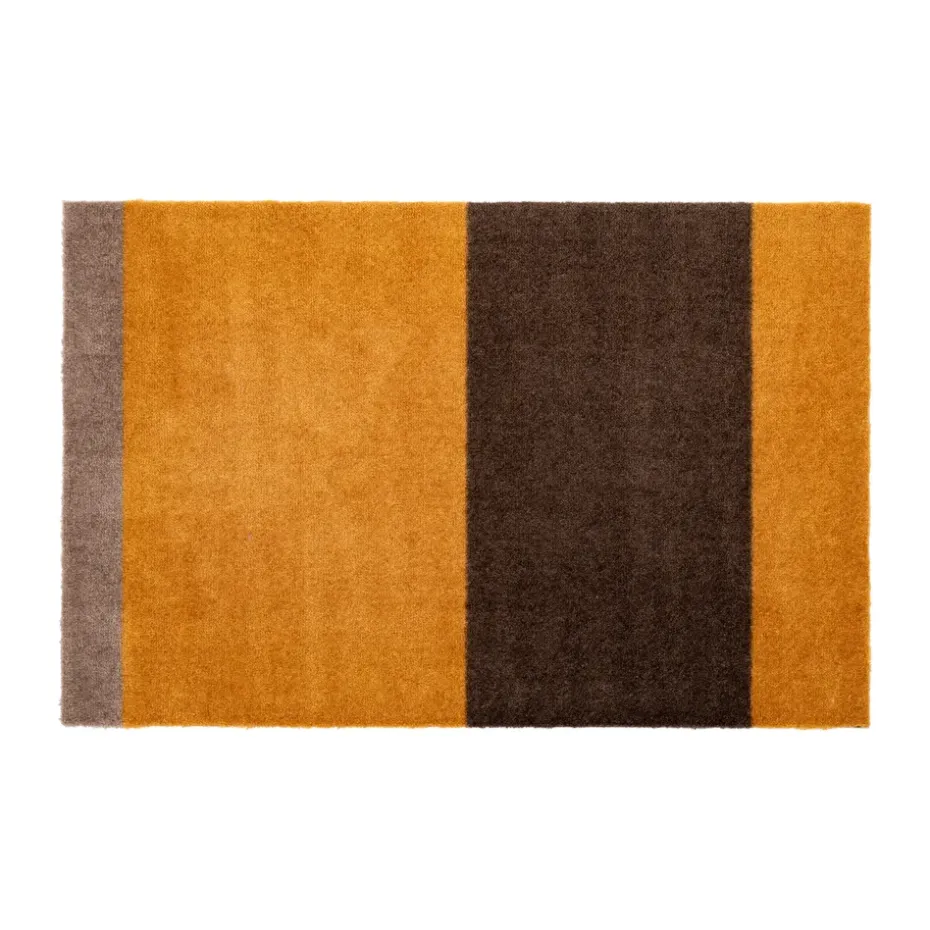 Stripes paillasson horizontal, Dijon-brown-sand, 60x90 cm