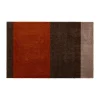 Stripes paillasson horizontal, Brown-terracotta, 60x90 cm