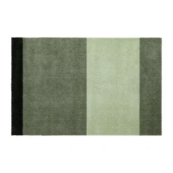 Stripes paillasson horizontal, Green, 60x90 cm