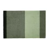 Stripes paillasson horizontal, Green, 40x60 cm
