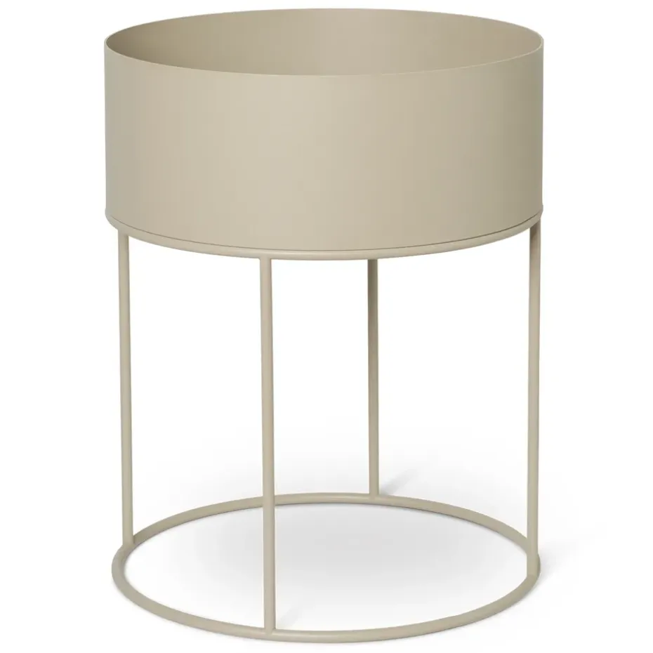 Support Ferm Living Plant Box rond, Cashmere