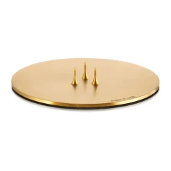 Support pour bougies ester & erik Ø9 cm mat, Or