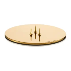 Support pour bougies ester & erik Ø9 cm brillant, Or