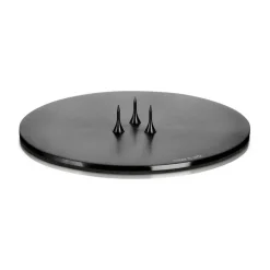 Support pour bougies ester & erik Ø9 cm mat, Noir