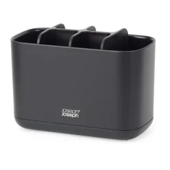 Support pour brosses à dents Easystore grand 17,6 cm, Noir