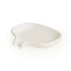 Support pour savon avec égouttoir silicone, Blanc