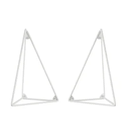 Support Pythagoras, lot de 2, blanc
