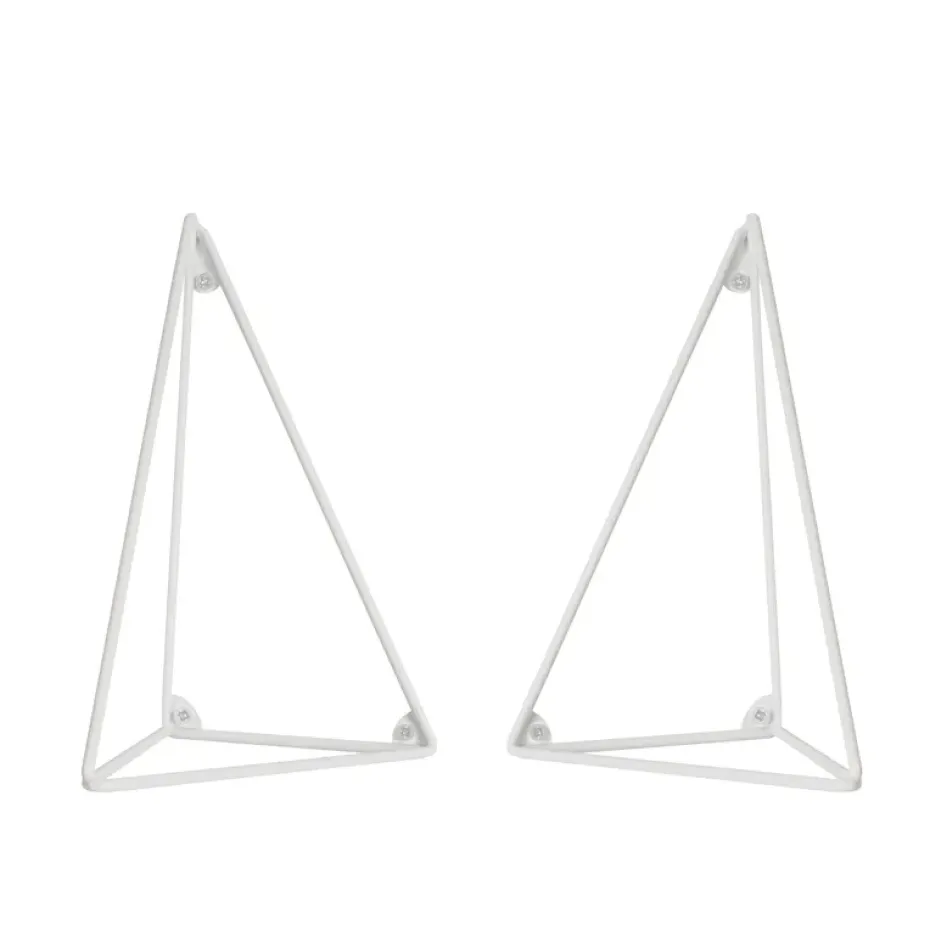 Support Pythagoras, lot de 2, blanc