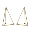 Support Pythagoras, lot de 2, laiton