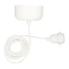 Suspension de plafond avec câble de 250 cm, Blanc