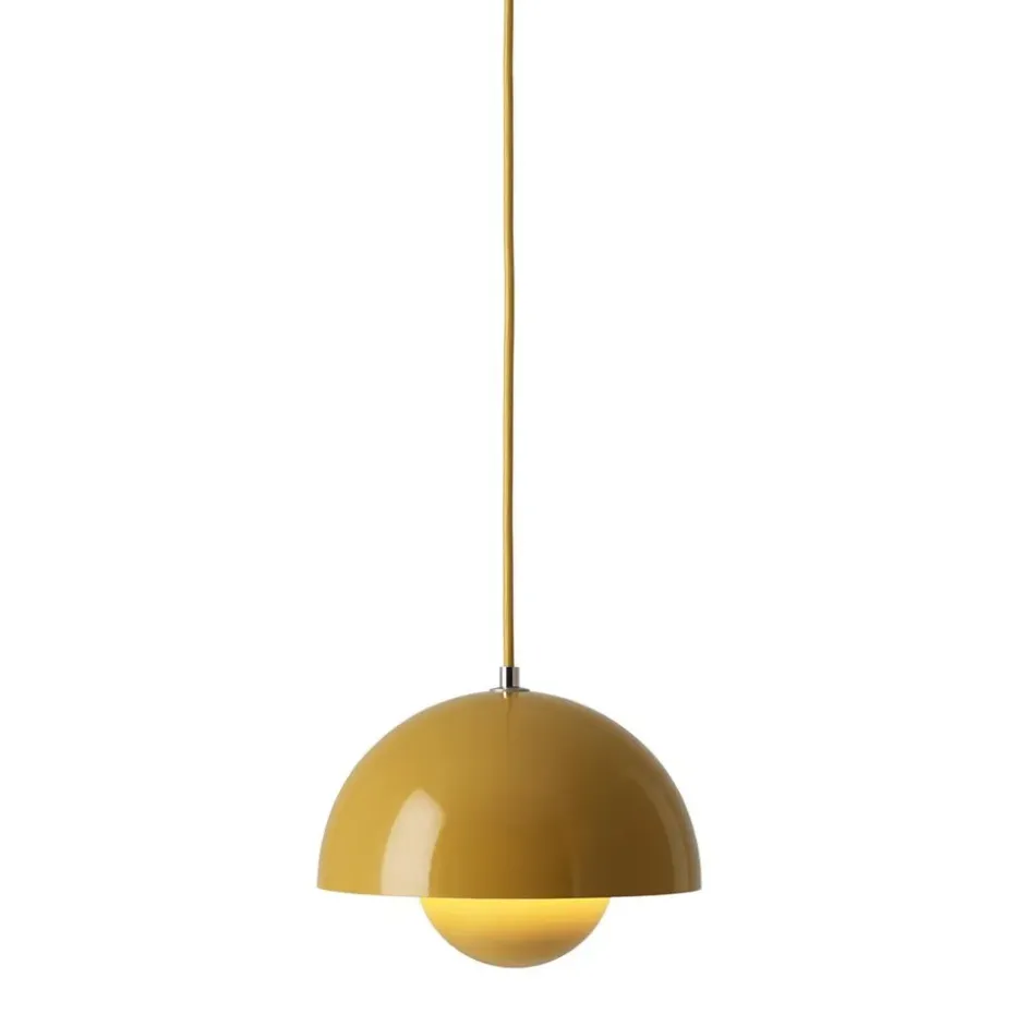 Suspension Flowerpot VP1, Jaune moutarde