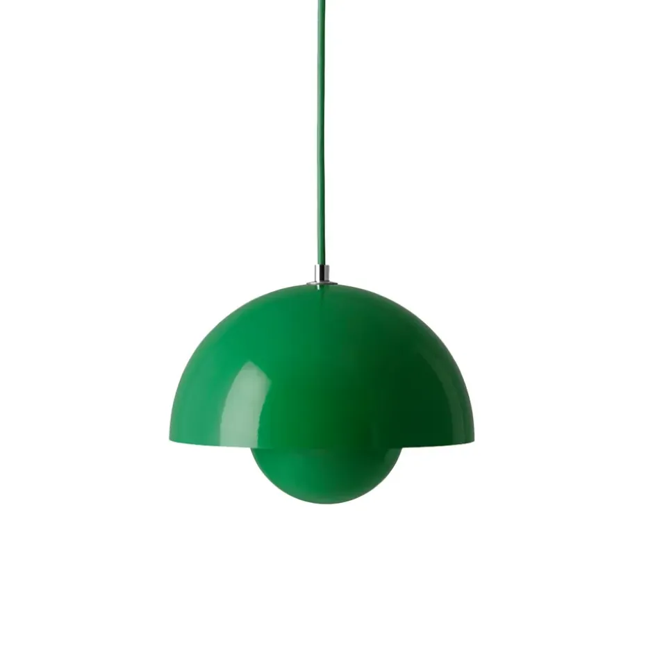 Suspension Flowerpot VP1, Signal green