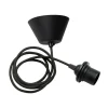 Suspension plafond Watt & Veke textile, Noir