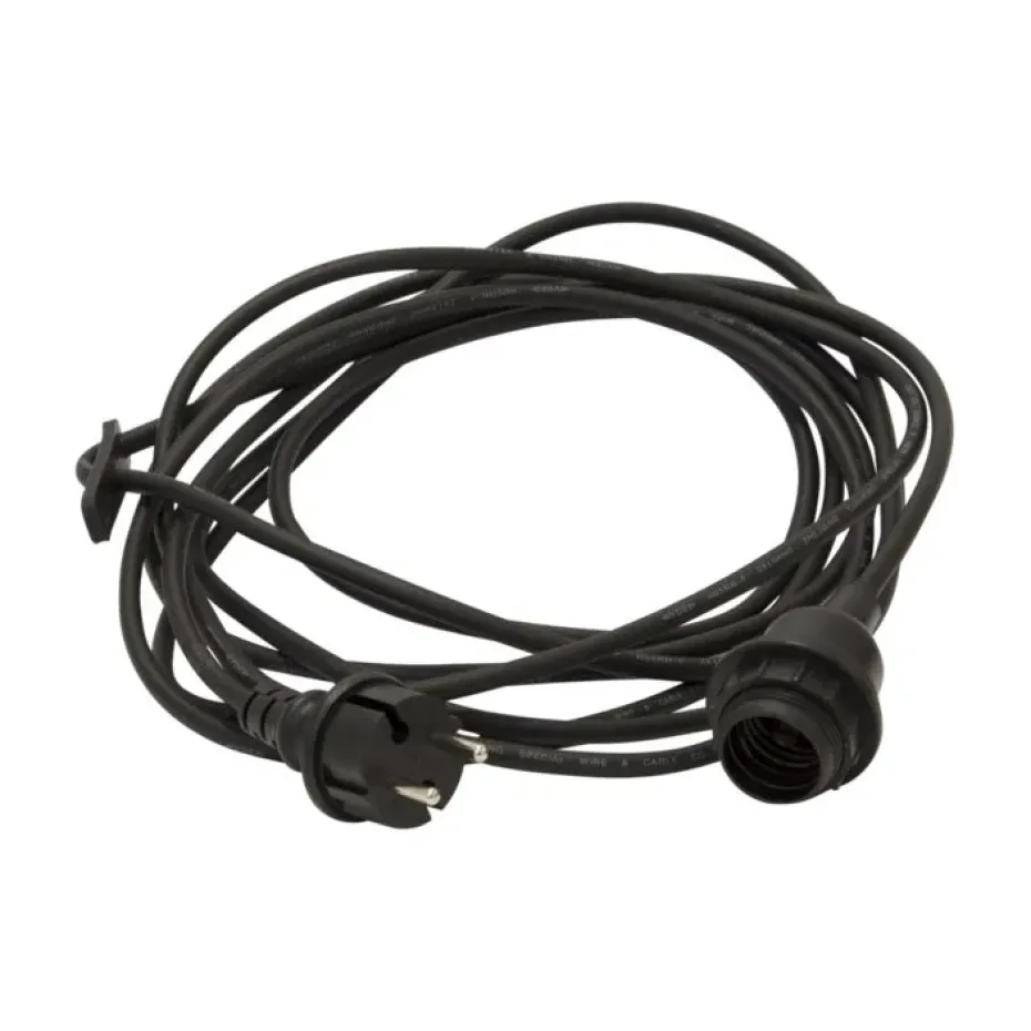 Suspension pour lampe d'extérieur IP44, Noir