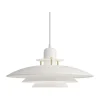 Suspension Primus Ø43 cm, Blanc mat-laiton