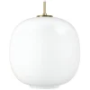 Suspension VL45 Radiohus Ø37cm, Brass-white opal glass