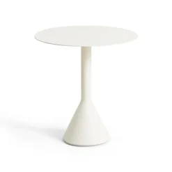 Table à café ronde Palissade Cone, Cream white, Ø70 cm
