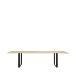 Table à manger 70/70 295x108 cm, Solid oak-Black