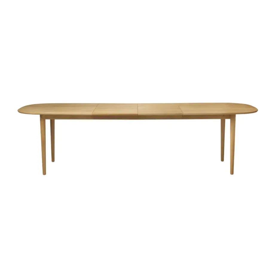 Table à manger C63E2TIL avec 2 rallonges, Oak nature oiled