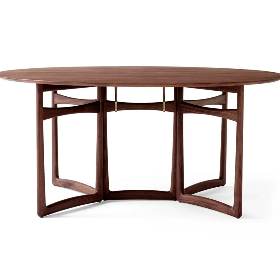 Table à manger Drop Leaf HM6, Noyer