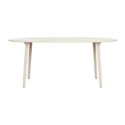 Table à manger Miss Tailor, Bouleau clair verni mat, 180x90 cm