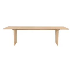 Table à manger Private 100x260 cm, Chêne teinté clair