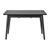Table à manger VIOR 90x120 cm, Chêne laqué noir