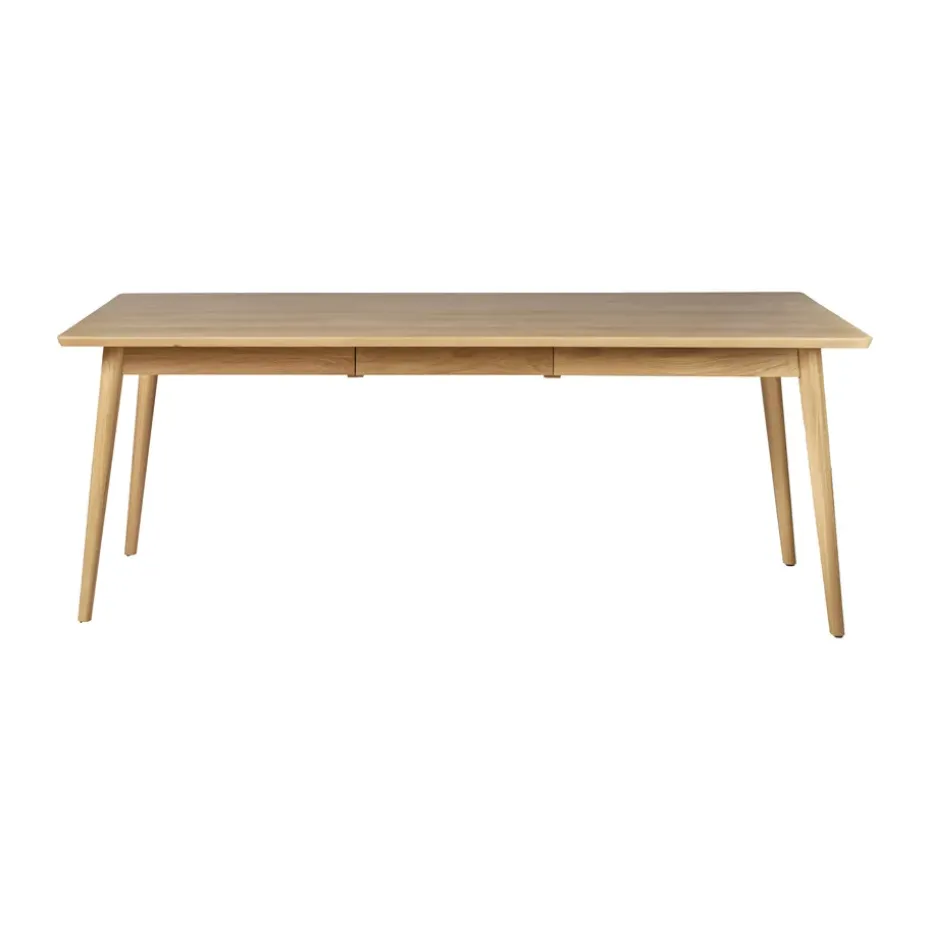 Table à manger VIOR 90x200 cm, Chêne laqué